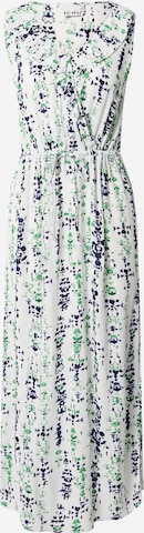 ICHI Košilové šaty 'MARRAKECH' – zelená: přední strana