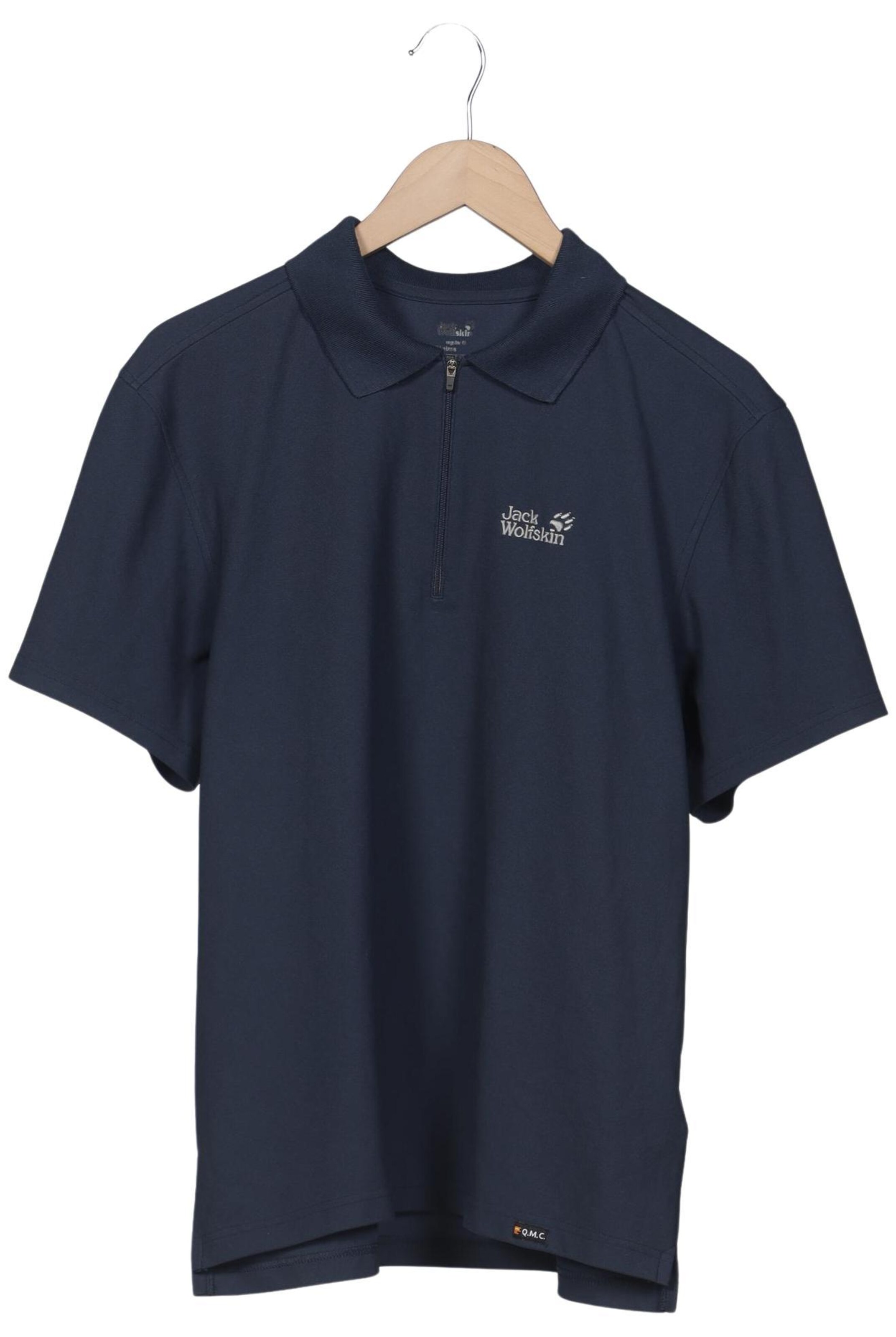 JACK WOLFSKIN Poloshirt L in Blau: Vorderseite