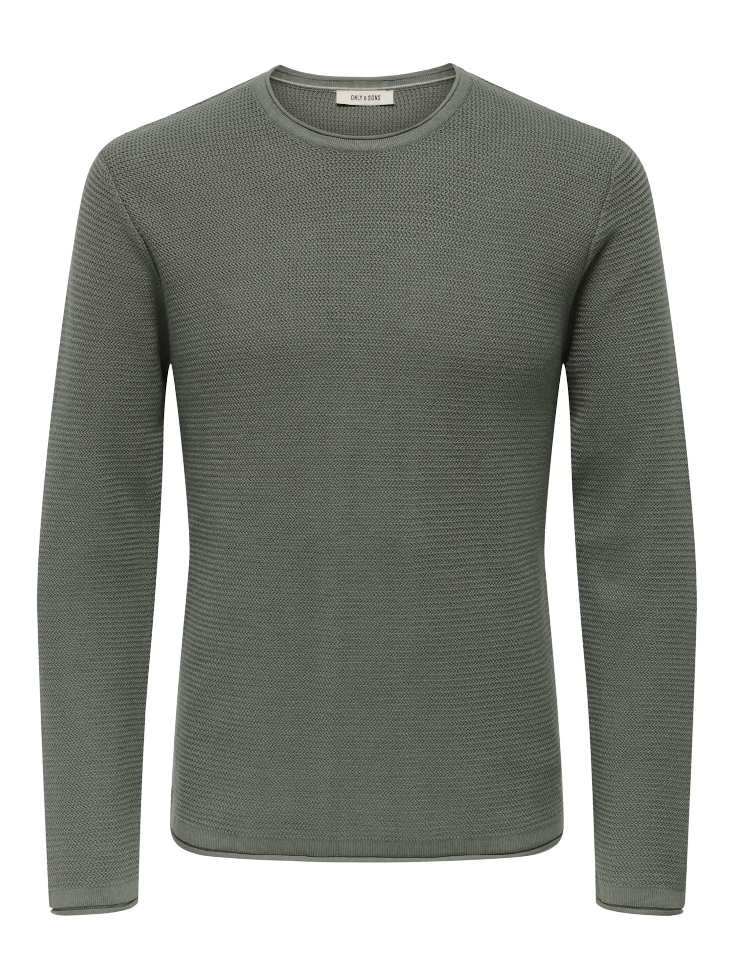 Only & Sons Pullover 'ONSERIC' in Grau: Vorderseite