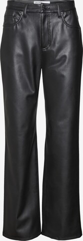 VERO MODA Wide leg Broek 'Tessa' in Zwart: voorkant