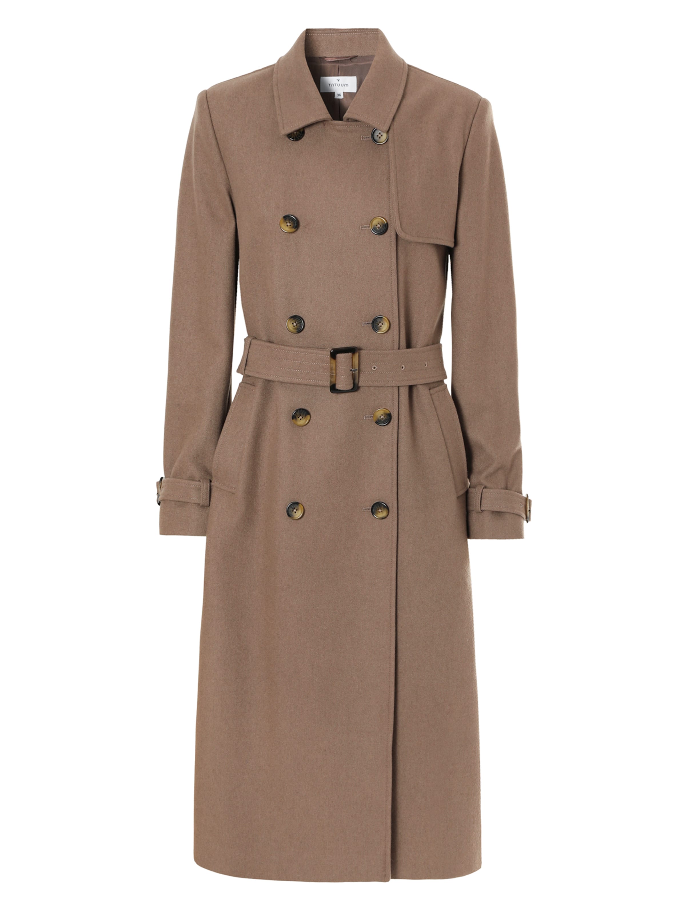 TATUUM Prehoden plašč ' SOKORO' | bež barva: sprednja stran