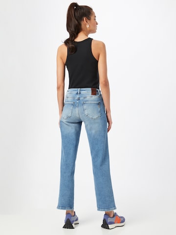 PULZ Jeans - Regular Calças de ganga 'EMMA' em azul