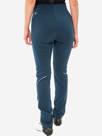 VAUDE Skinny Outdoor Pants 'Wintry' in Blue