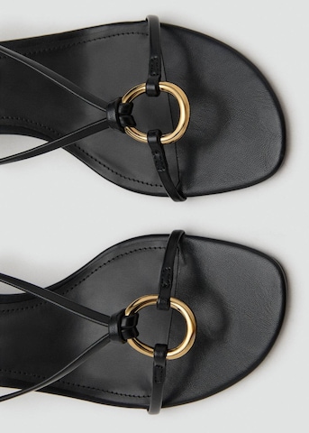 MANGO Sandaletten 'Anilla' in Schwarz