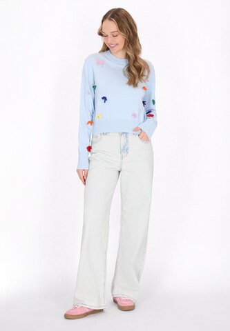 MYMO Trui 'Comfy' in Blauw