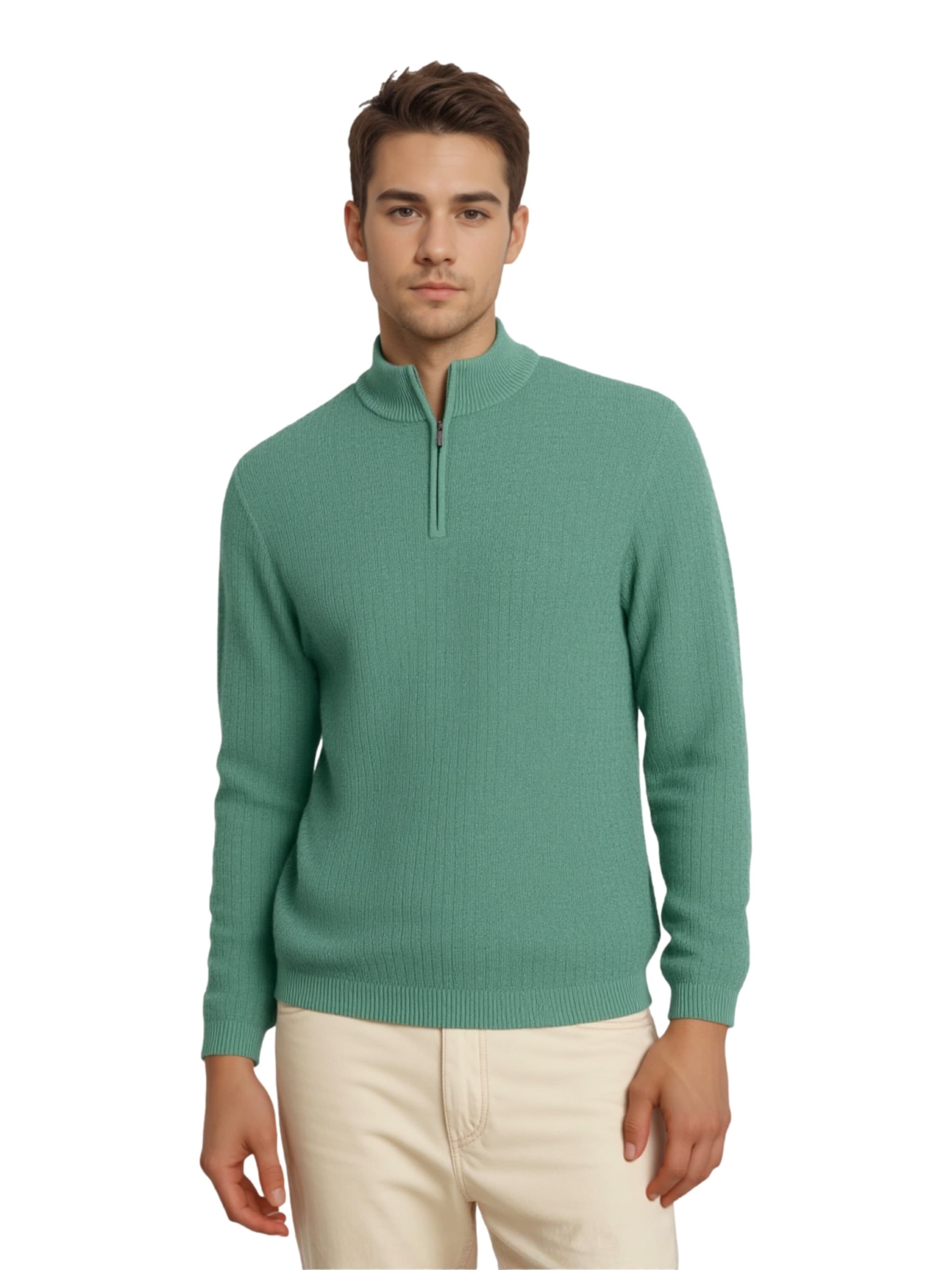 FYNCH-HATTON Sweater in Green: front
