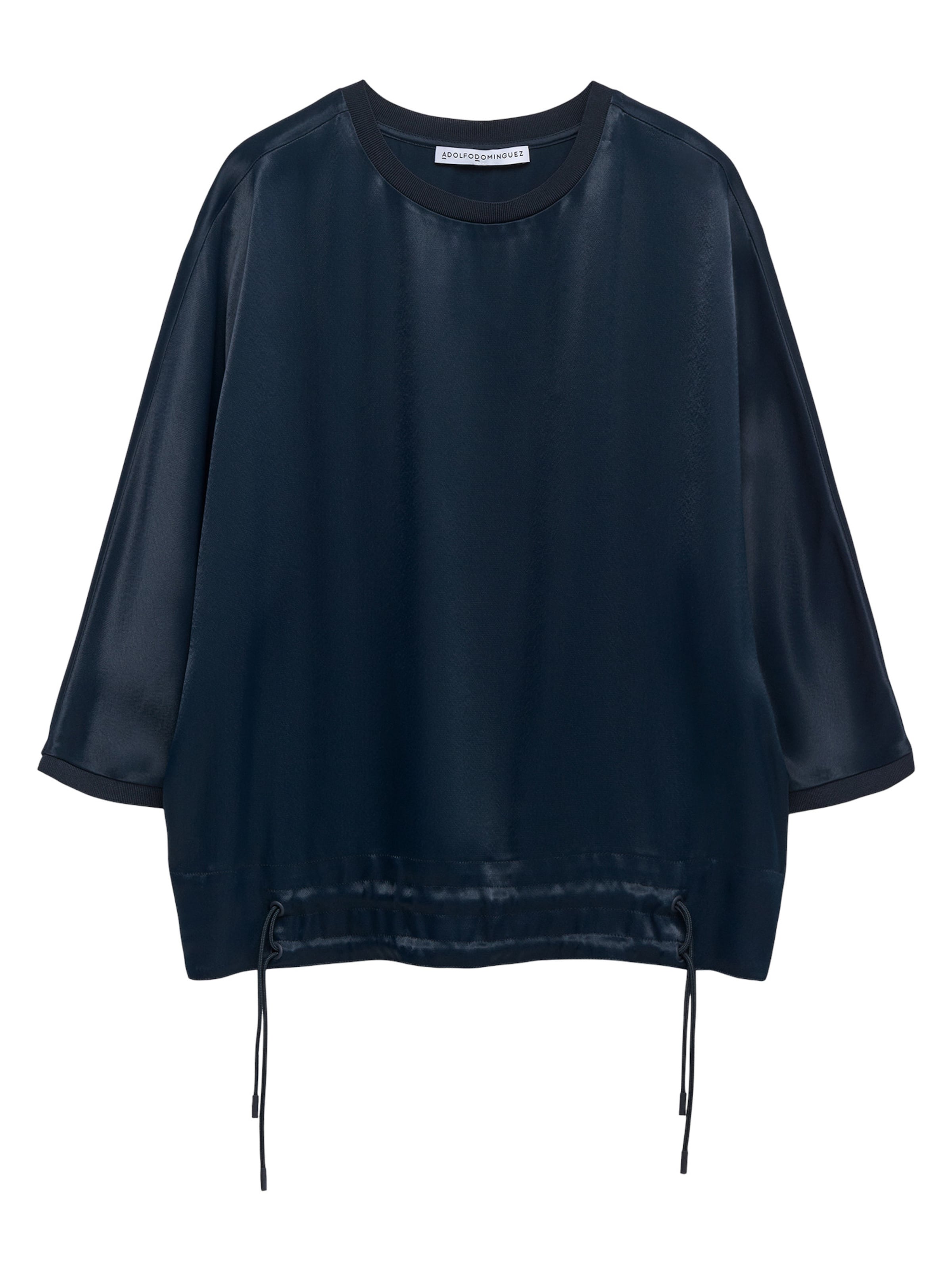 Adolfo Dominguez Тениска в синьо: отпред