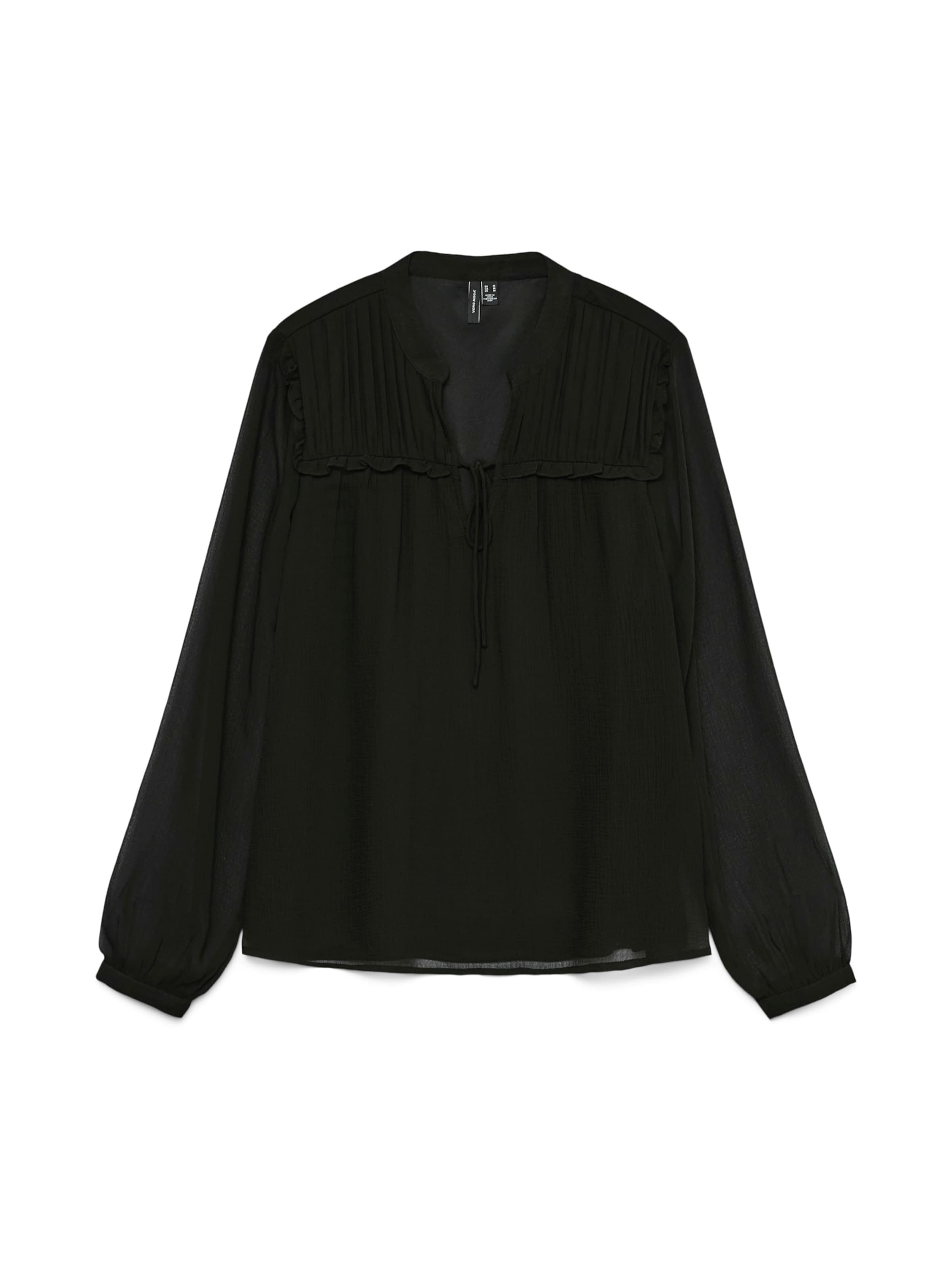 VERO MODA Blouse 'VMLINEA' in Black: front