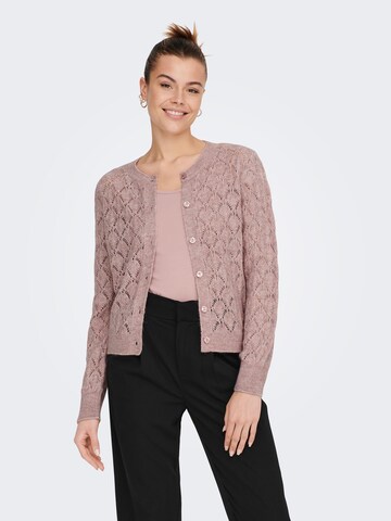 JDY Strickjacke 'Letty' in Pink: predná strana