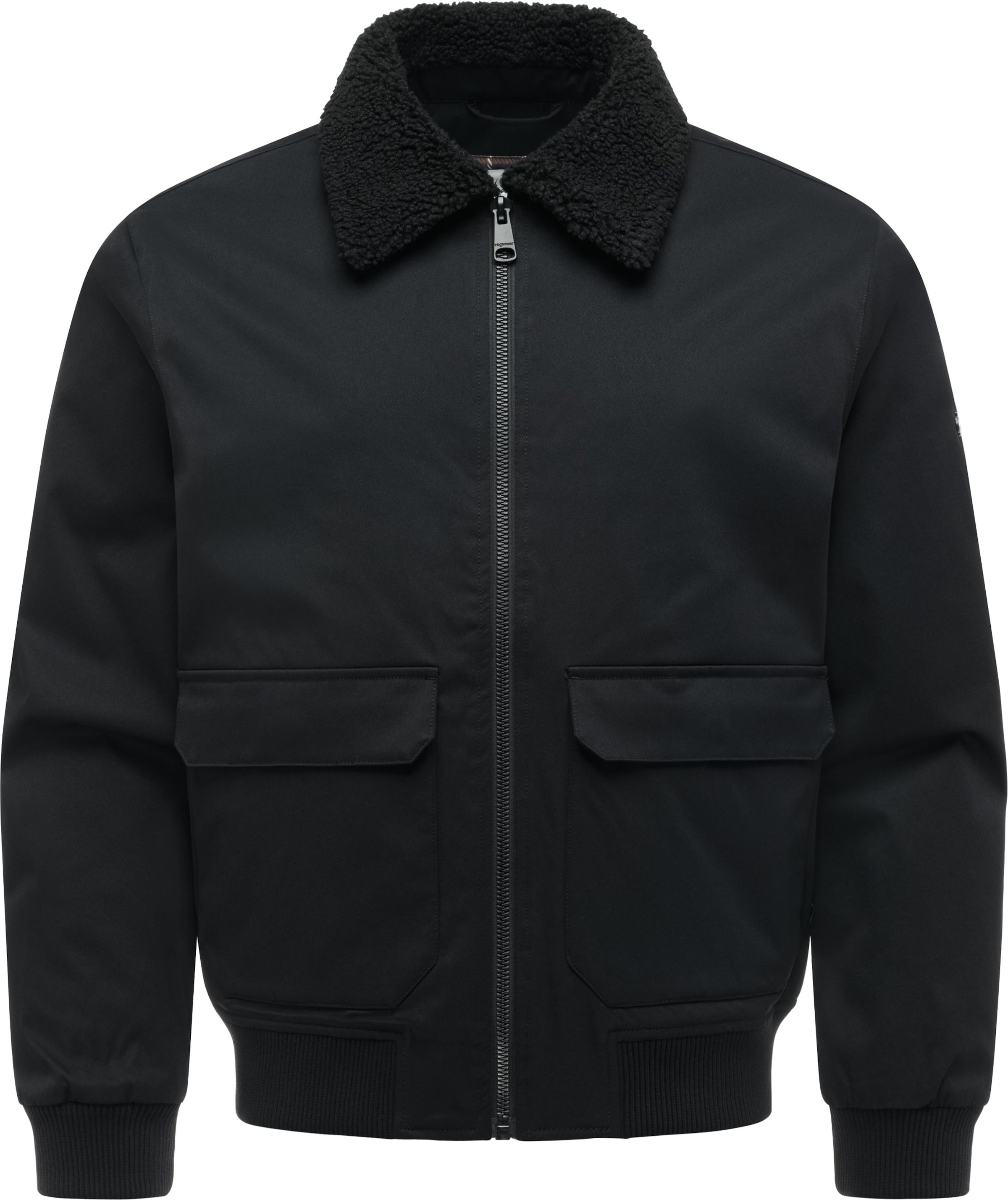 Ragwear Functionele jas 'Newys Y' in Zwart: voorkant