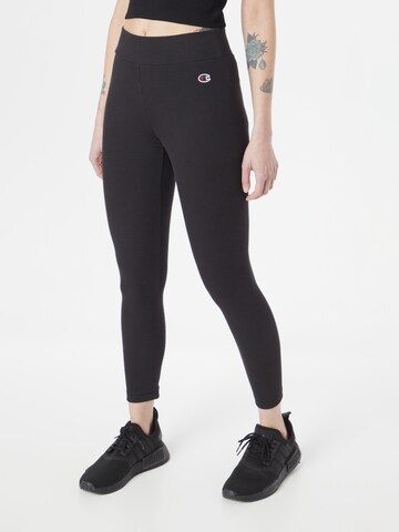 Skinny Leggings di Champion Authentic Athletic Apparel in nero: frontale