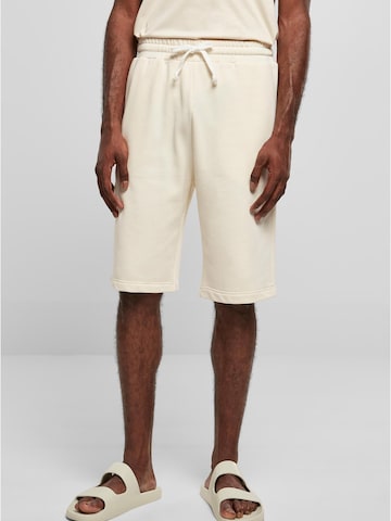 regular Pantaloni di Urban Classics in bianco: frontale