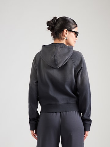 WEEKDAY Zip-Up Hoodie 'Tommy' in Black