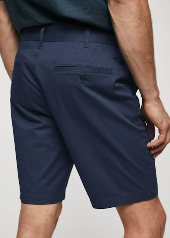 MANGO MAN Regular Bermudas in Blau