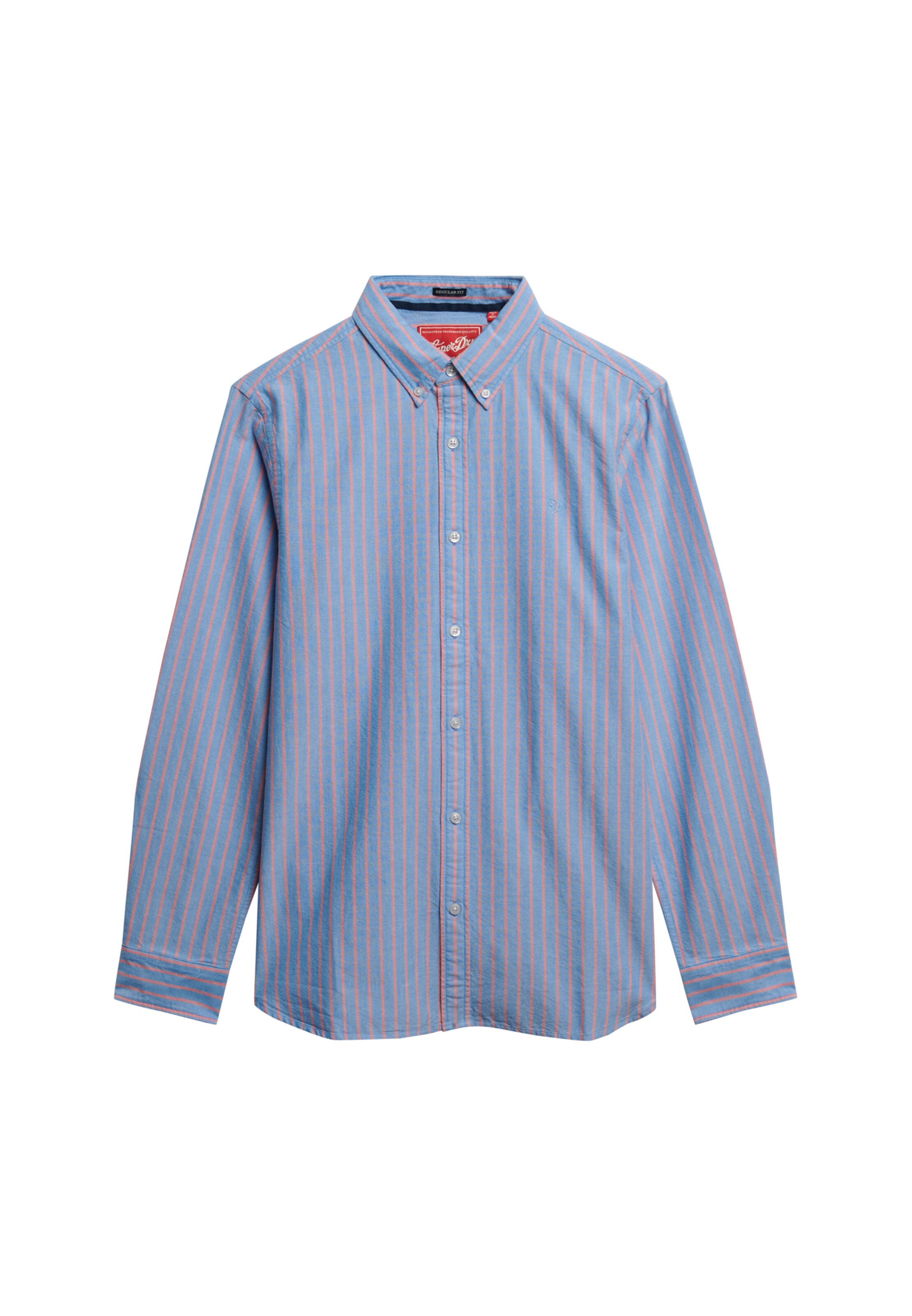 Superdry & Co Slim fit Button Up Shirt 'Oxford' in Blue: front
