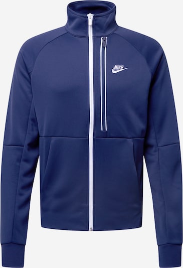 Nike Sportswear Sweatjacke 'Tribute' in navy / weiß, Produktansicht