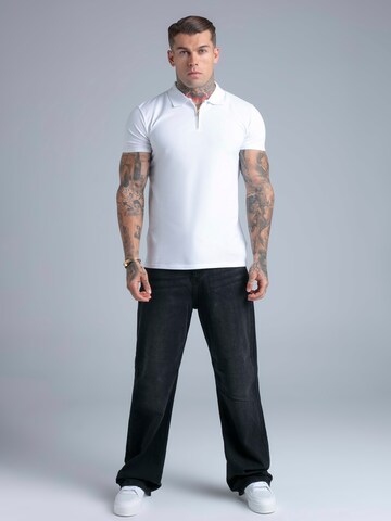 T-Shirt SikSilk en blanc