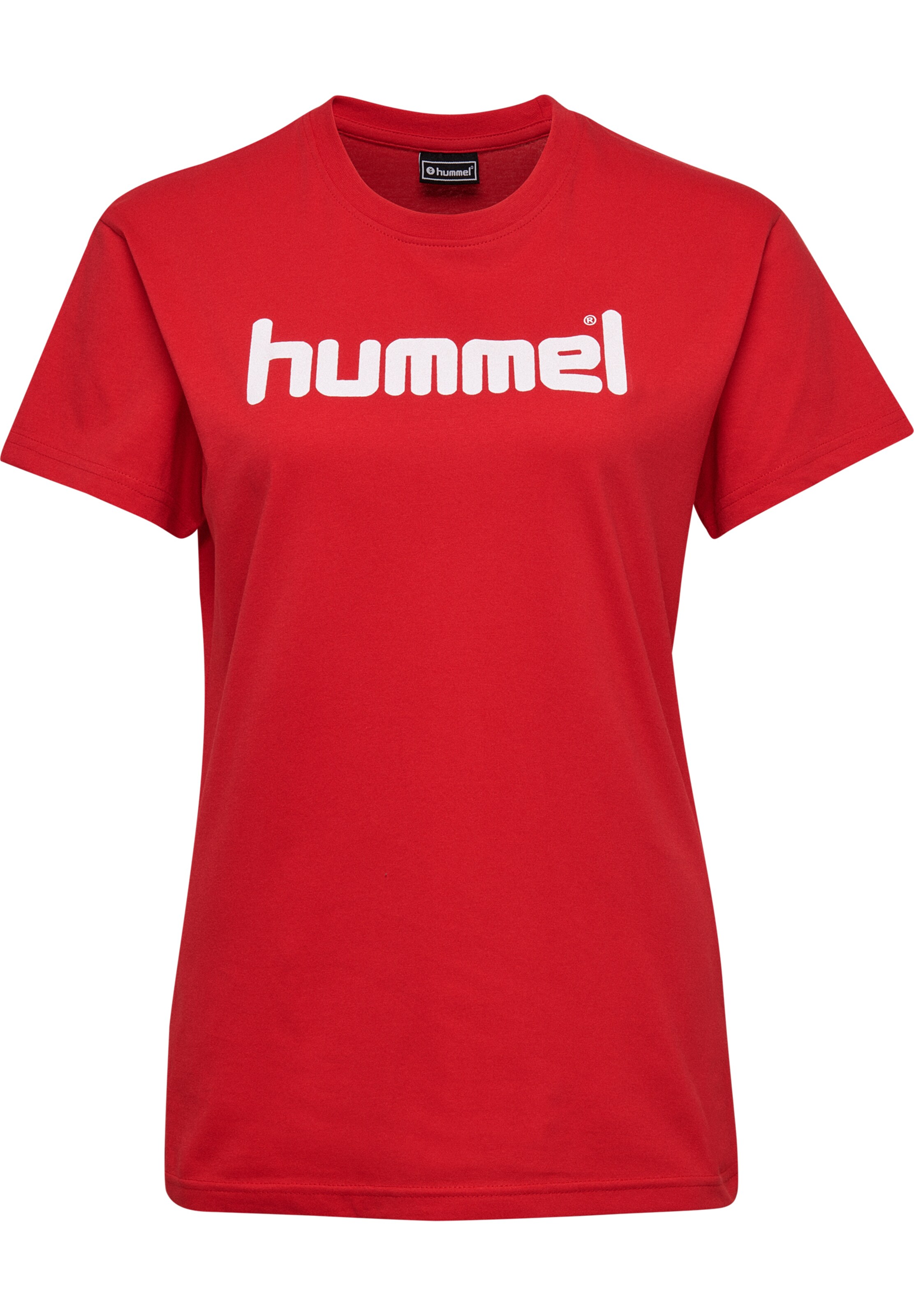 Hummel Shirt in Rood: voorkant