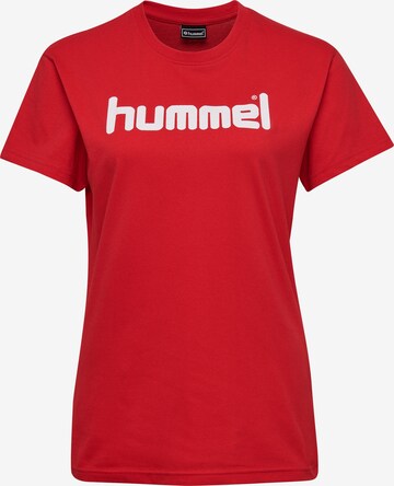 Tricou de la Hummel pe roșu: față