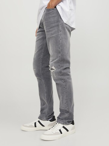 Coupe slim Jean 'Glenn' JACK & JONES en gris