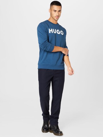 HUGO Sweatshirt 'Dem' in Blue