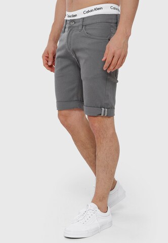 INDICODE JEANS Regular Trousers 'Villeurbanne' in Grey