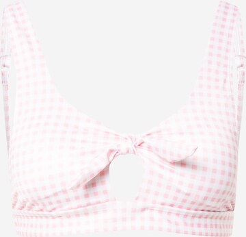 Bustier Hauts de bikini Hunkemöller en rose : devant