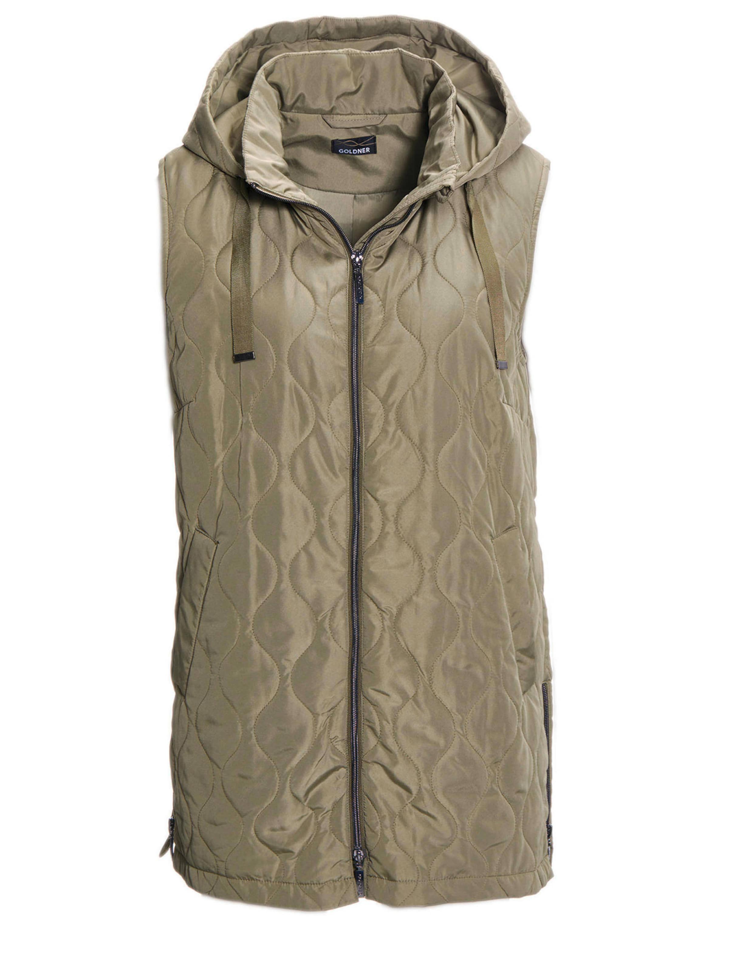 Goldner Weste in grün, Produktansicht