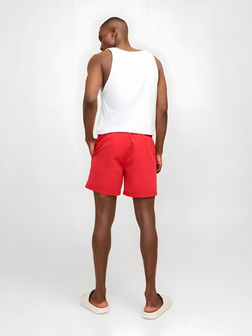 JACK & JONES Zwemshorts 'JPSTKAIKO' in Rood