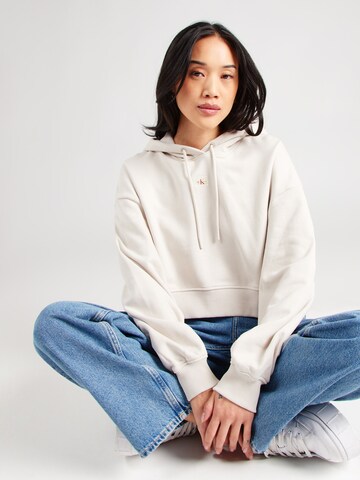 Calvin Klein Jeans Свитшот в Серый: спереди