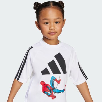 ADIDAS SPORTSWEAR Функциональная футболка 'Marvel Spider-Man' в Белый