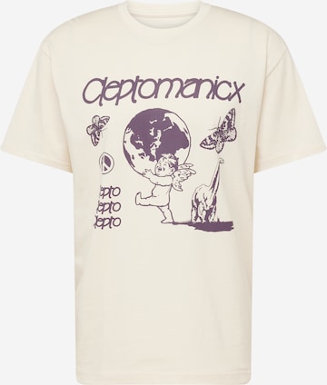 T-Shirt 'Mystery' Cleptomanicx en beige : devant