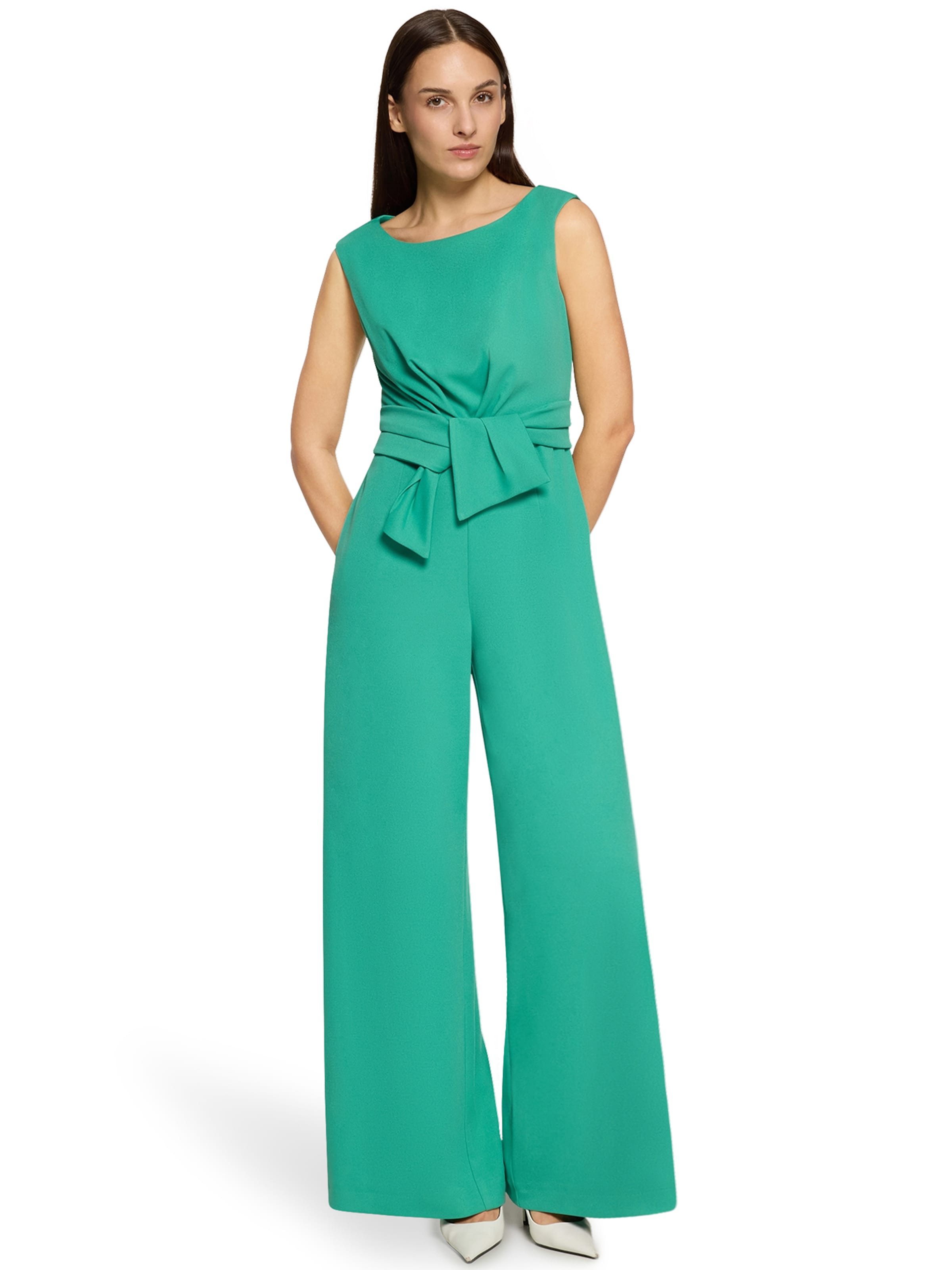 Vera Mont Jumpsuit in Green: front