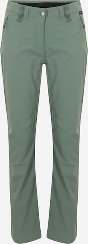 JACK WOLFSKIN - Slimfit Calças outdoor 'ACTIVATE' em verde: frente