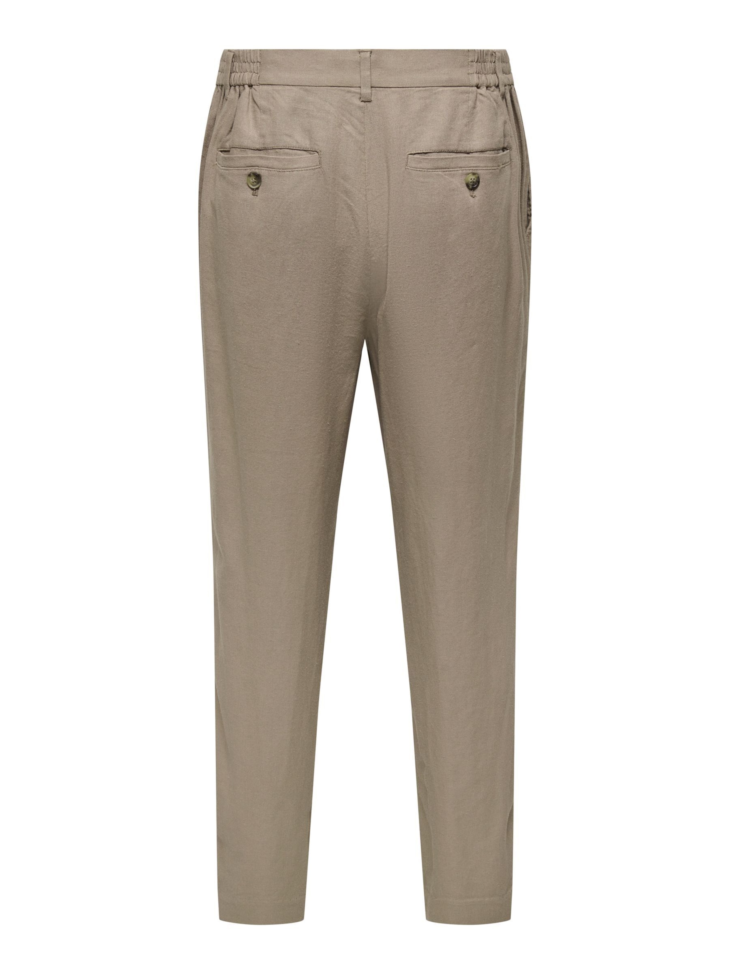 Only & Sons Regular Pleat-front trousers 'ONSLou' in Grey
