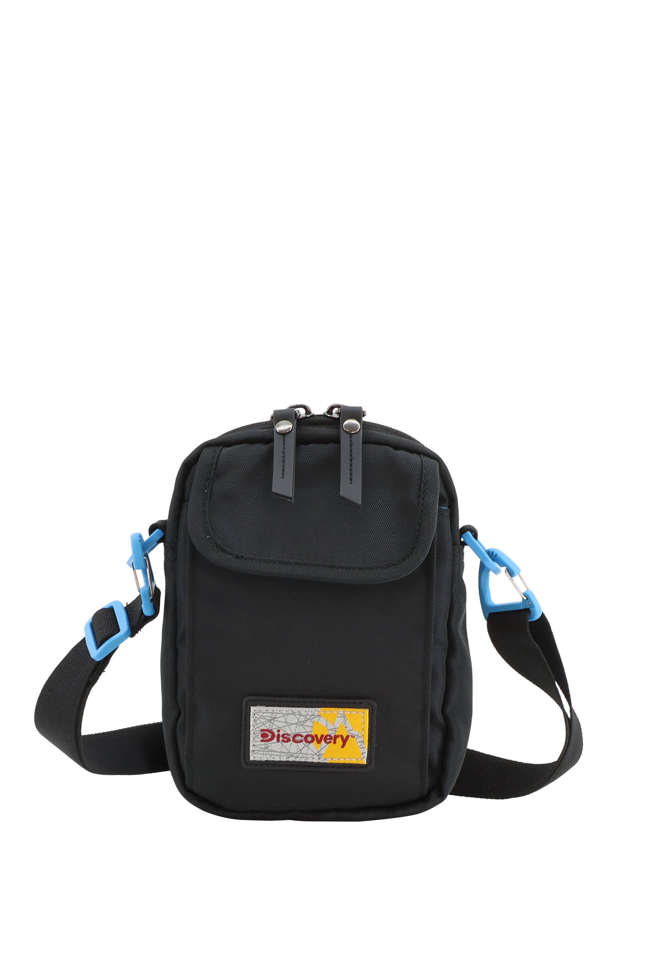 Discovery Schultertasche in Schwarz: Vorderseite