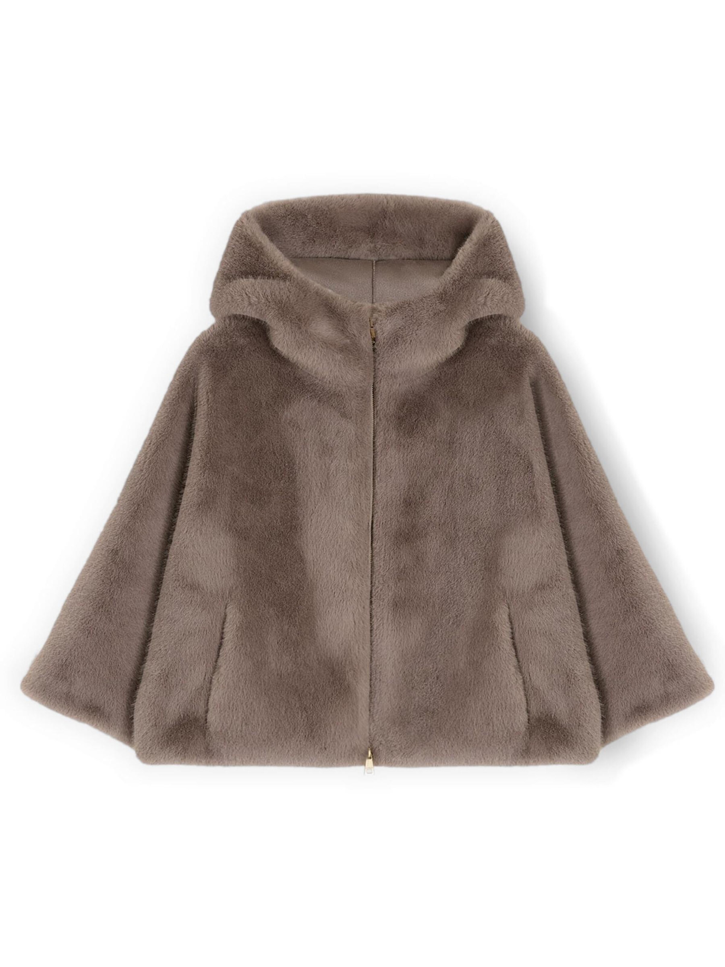 MOTIVI Wintermantel in Grijs: voorkant