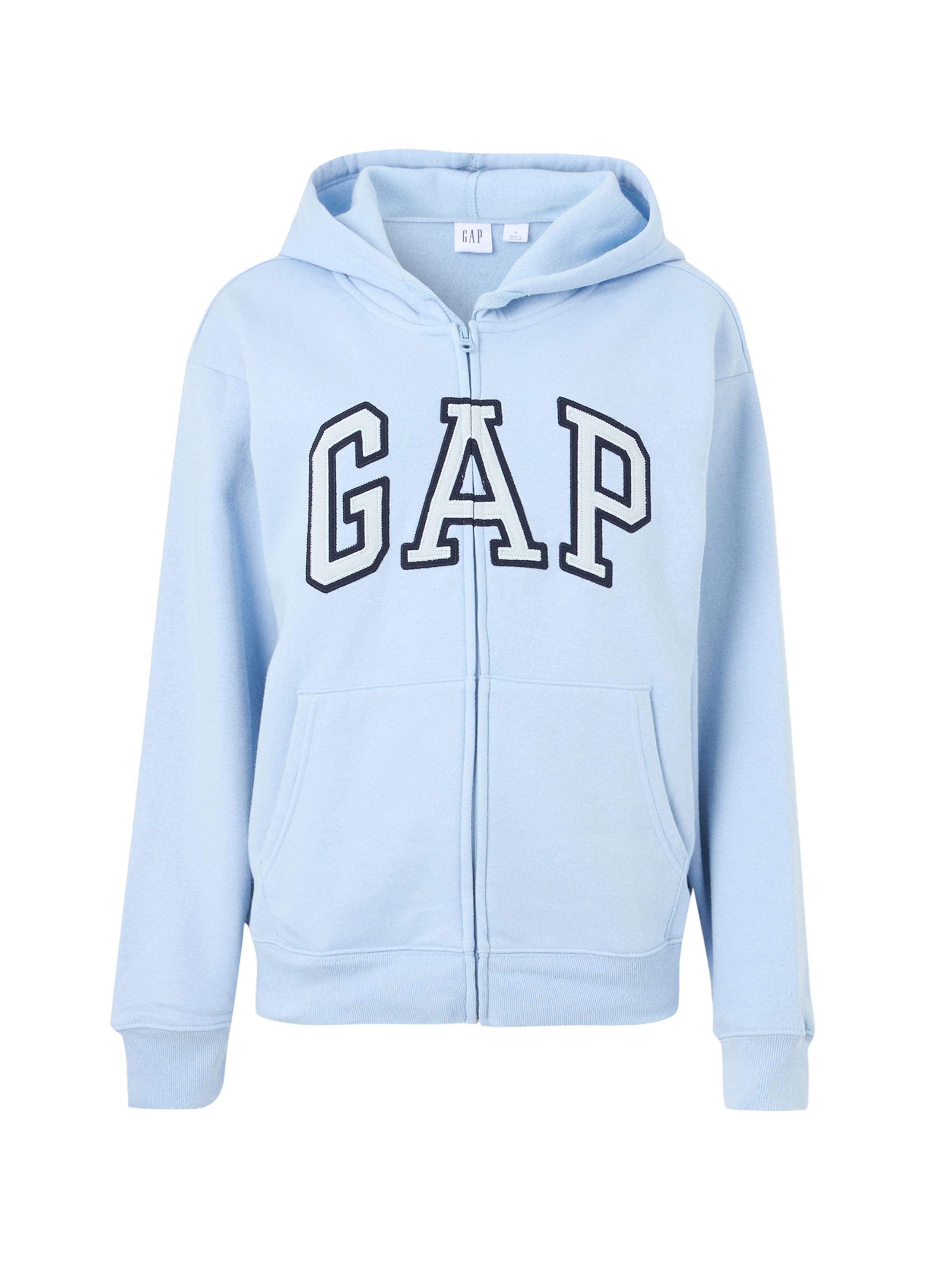 GAP Mikina 'HERITAGE' – modrá: přední strana