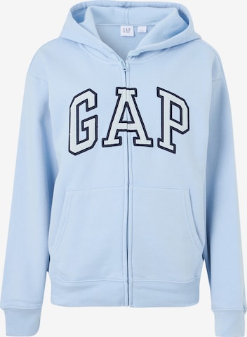 GAP Mikina 'HERITAGE' – modrá: přední strana