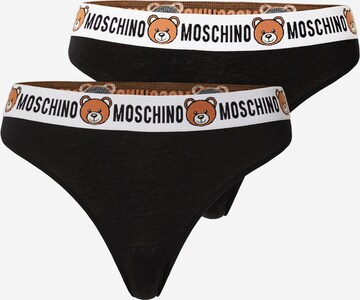 Moschino Underwear Slip - fekete: elől