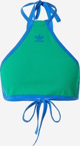 Top di ADIDAS ORIGINALS in verde: frontale