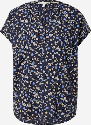 ESPRIT Blouse in Blauw: voorkant