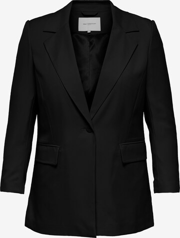 ONLY Carmakoma Blazer 'Violet' in Black: front