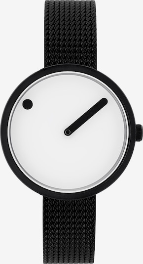 Picto Uhr in schwarz / weiß, Produktansicht