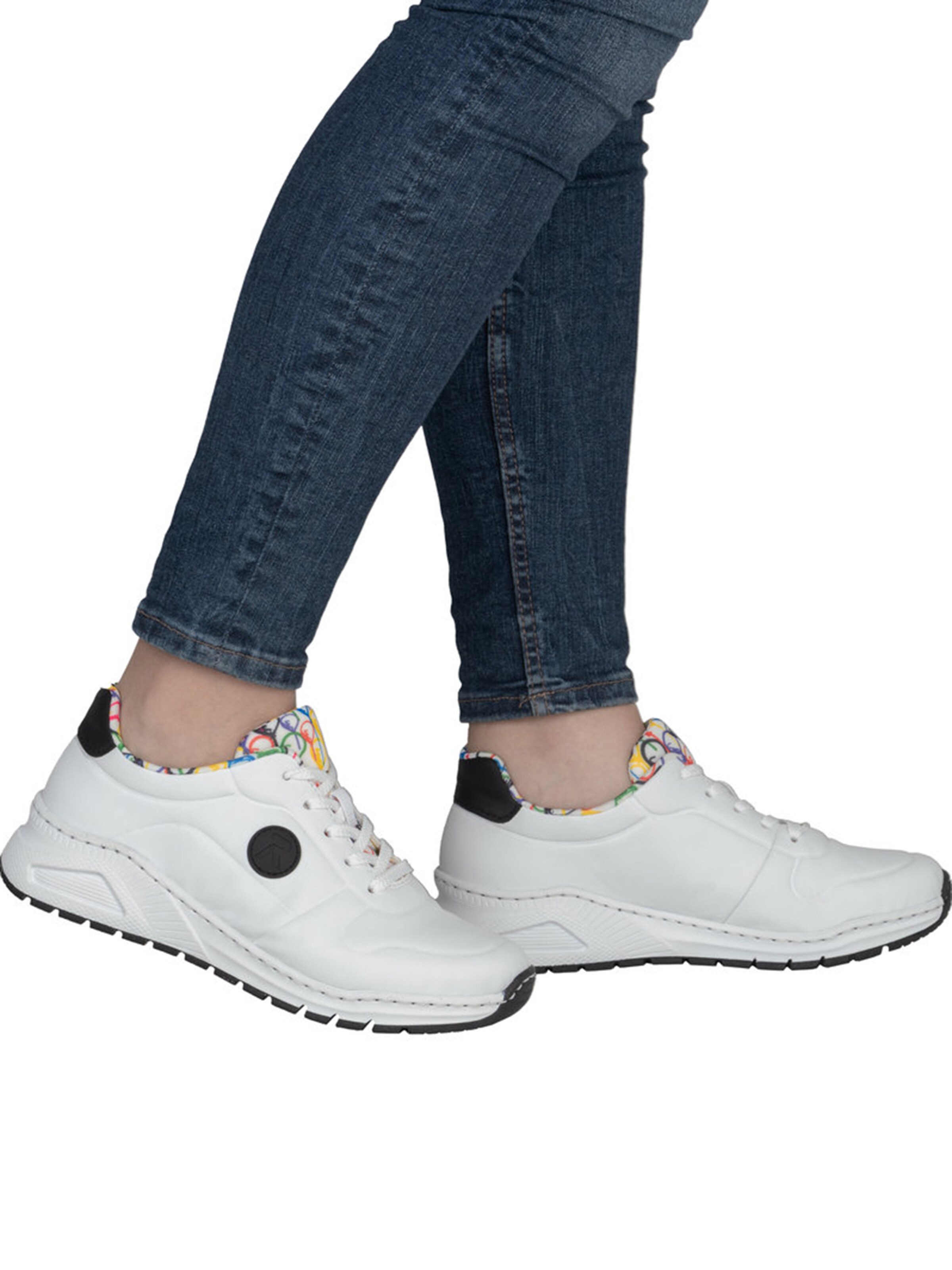 Rieker Nízke tenisky - Biela: predná strana