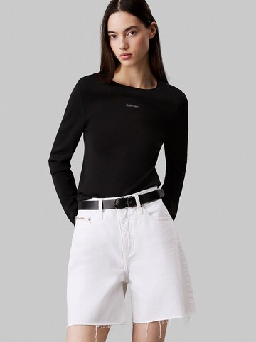 Calvin Klein Jeans Sweater in Black: front