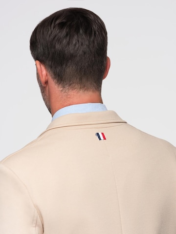 Coupe regular Veste de costume Ombre en beige