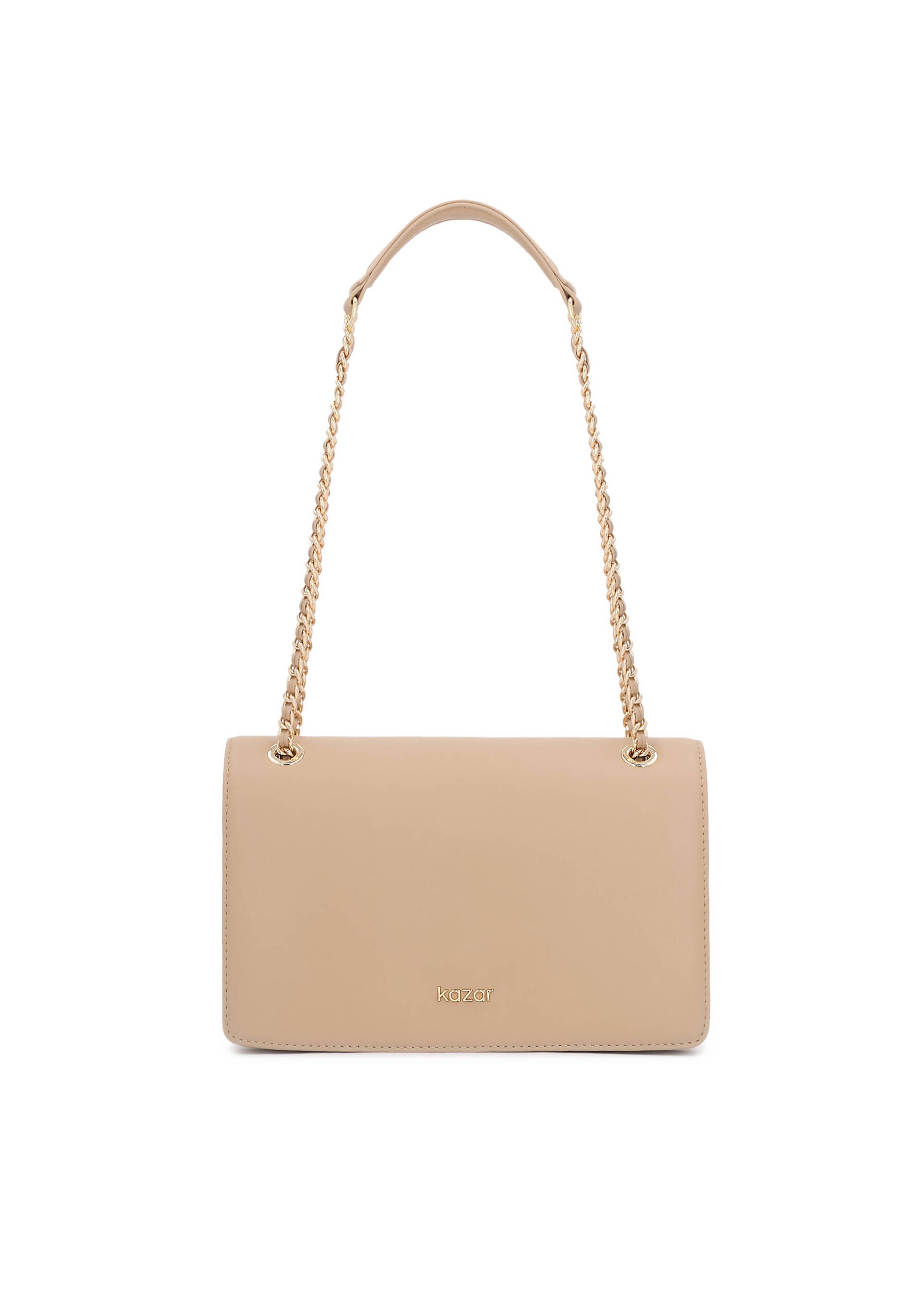Kazar Umhängetasche in Beige: Vorderseite