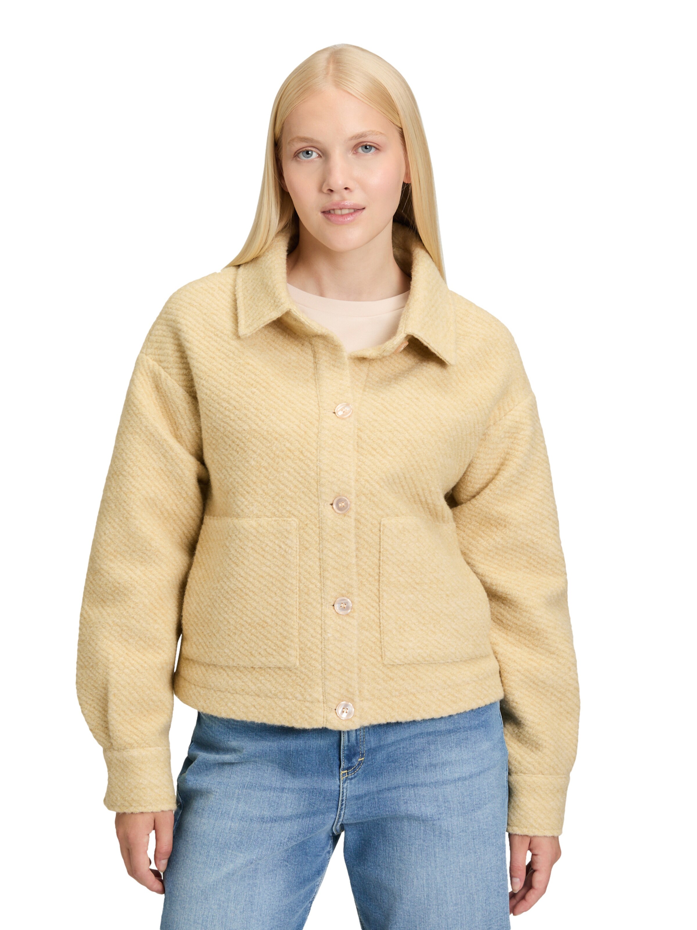Cartoon Between-season jacket in Beige: front