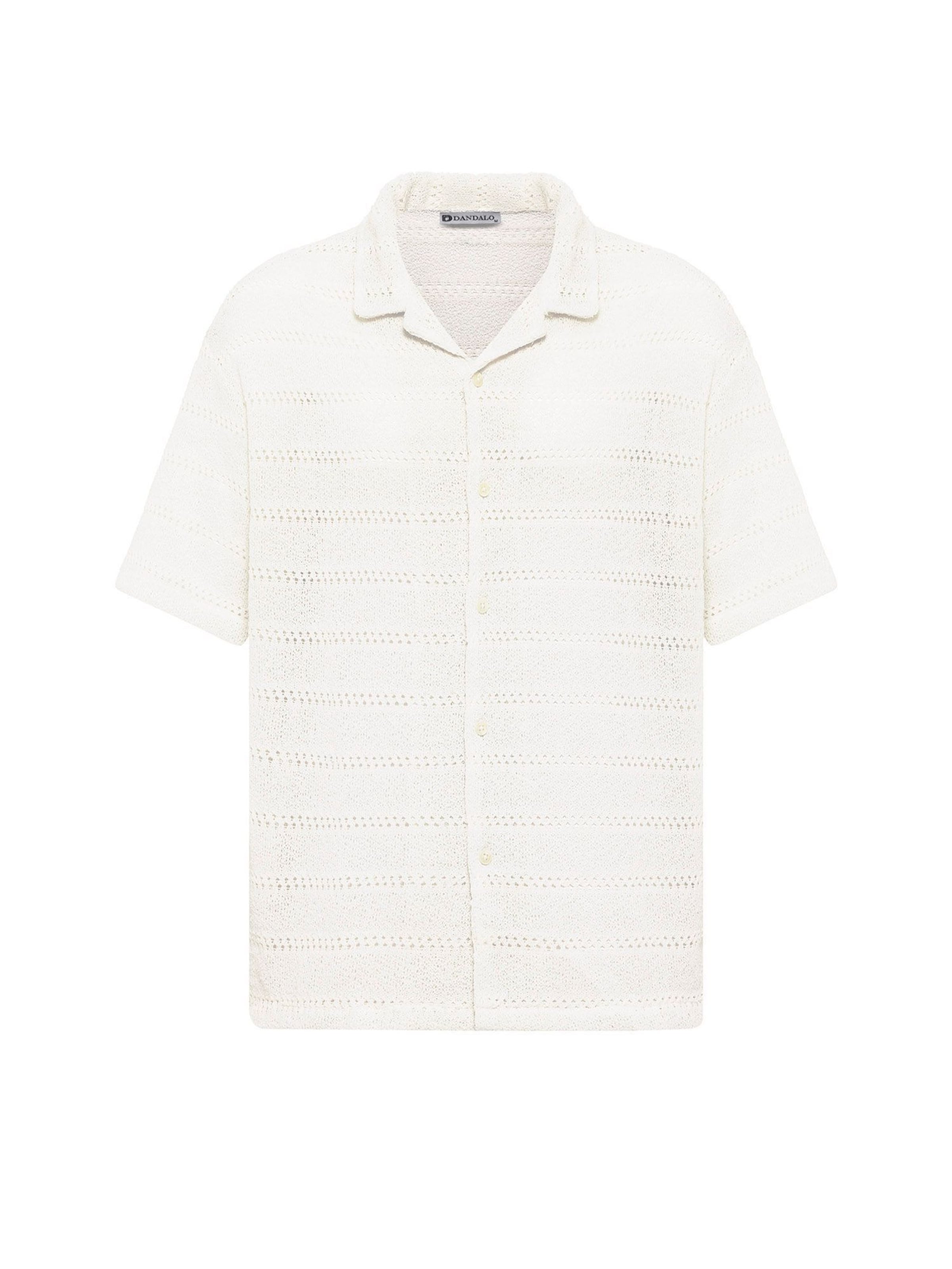 Dandalo Regular fit Риза в бяло: отпред